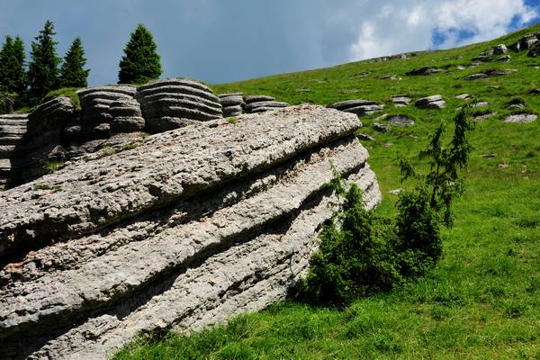 città di roccia al monte Fior nelle Melette di Foza, Altopiano Asiago Sette Comuni