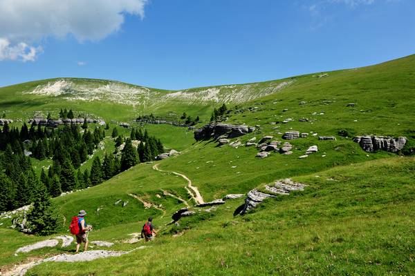 città di roccia al monte Fior nelle Melette di Foza, Altopiano Asiago Sette Comuni