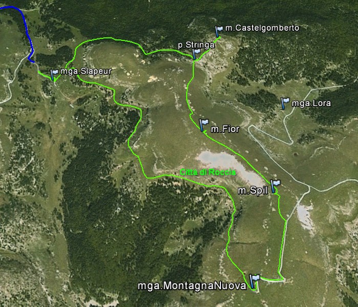 escursione al Monte Fior e monte Castelgomberto da malga Slapeur, Melette di Foza