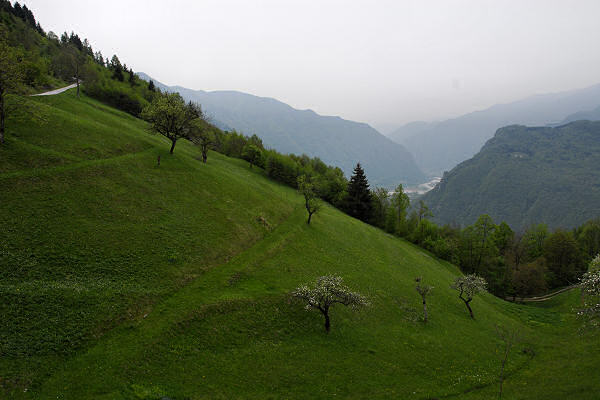 escursione nordic walking Stabie di Lentiai, monte Artent e Col Moscher