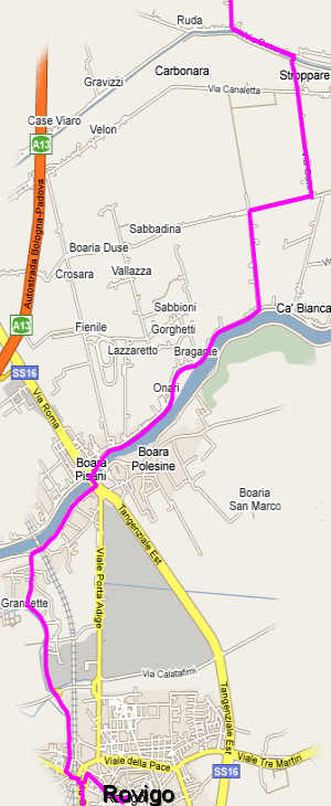 da Monselice a Rovigo