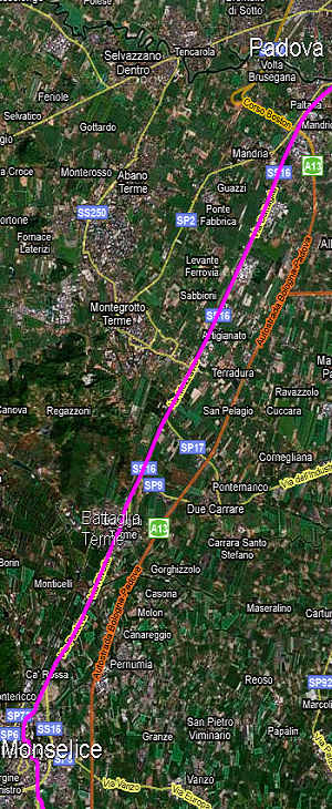 da Padova a Monselice