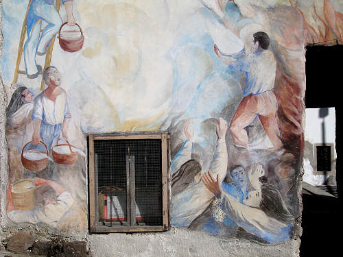 Cibiana di Cadore, i murales di Cibiana
