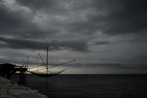 Chioggia Sottomarina - diga foranea sulla Bocca di Porto