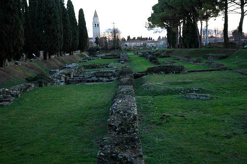 Aquileia - basilica e scavi romani