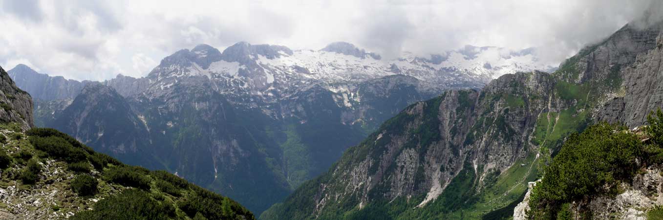 Monte Canin dal rifugio Nino Corsi al Jof Fuart, Alpi Giulie