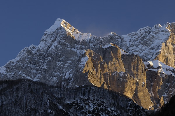 Inverno a Erto e nella valle del Vajont