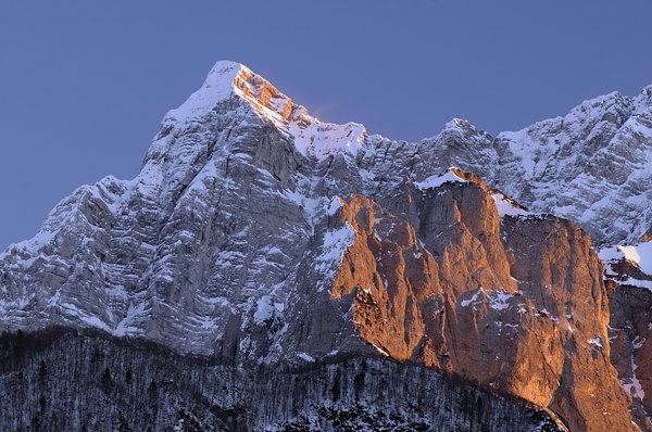 Inverno a Erto e nella valle del Vajont