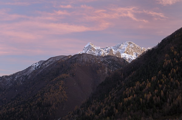 Inverno a Erto e nella valle del Vajont