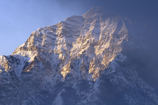 Inverno a Erto e nella valle del Vajont