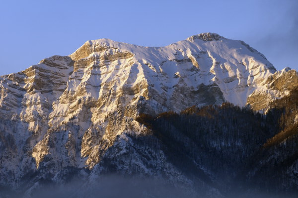 Inverno a Erto e nella valle del Vajont