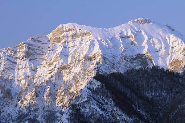 Inverno a Erto e nella valle del Vajont