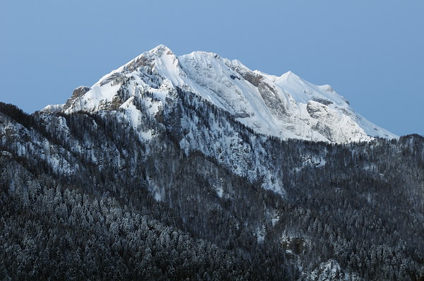 Inverno a Erto e nella valle del Vajont