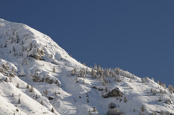 Inverno a Erto e nella valle del Vajont