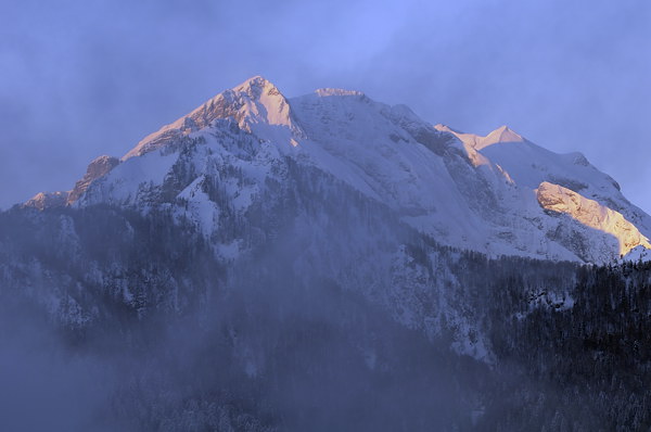 Inverno a Erto e nella valle del Vajont