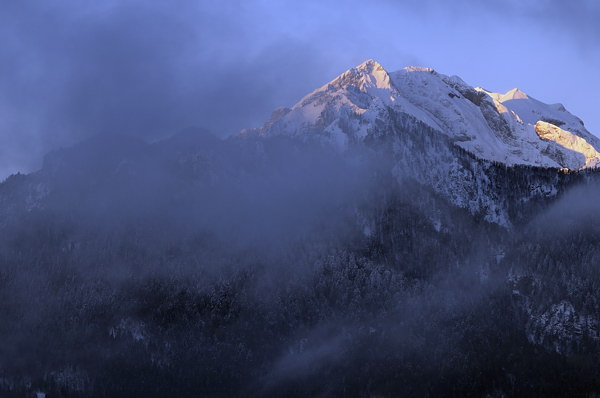 Inverno a Erto e nella valle del Vajont