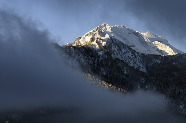 Inverno a Erto e nella valle del Vajont