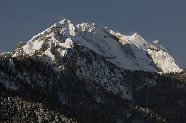 Inverno a Erto e nella valle del Vajont