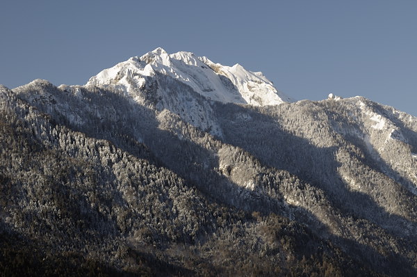 Inverno a Erto e nella valle del Vajont