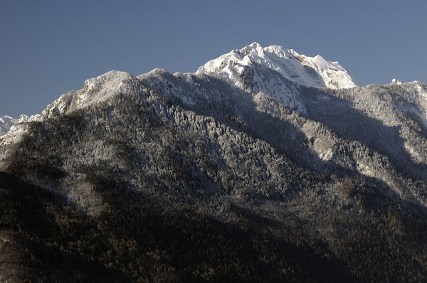 Inverno a Erto e nella valle del Vajont