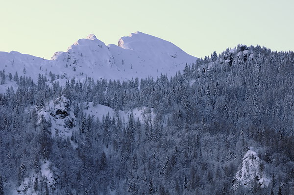 Inverno a Erto e nella valle del Vajont