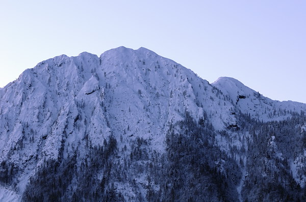 Inverno a Erto e nella valle del Vajont