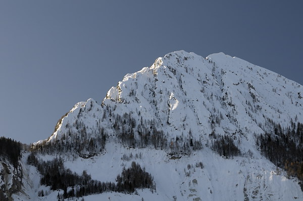 Inverno a Erto e nella valle del Vajont