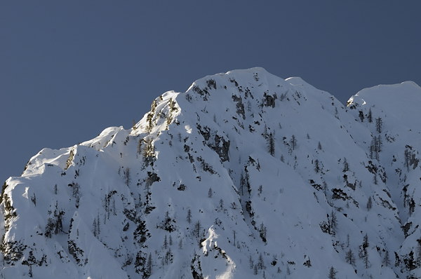 Inverno a Erto e nella valle del Vajont