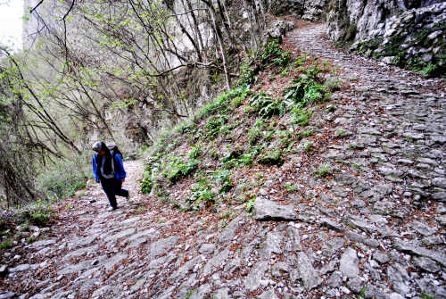 Cismon del Grappa, Valbrenta - la Gusella e la mulattiera della val Goccia