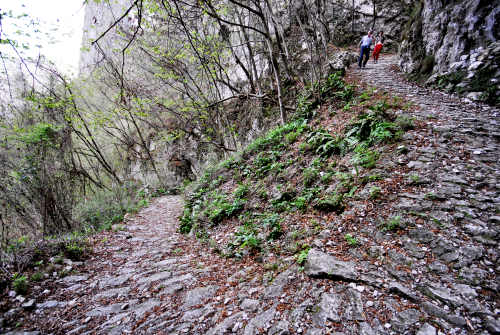 Cismon del Grappa, Valbrenta - la Gusella e la mulattiera della val Goccia