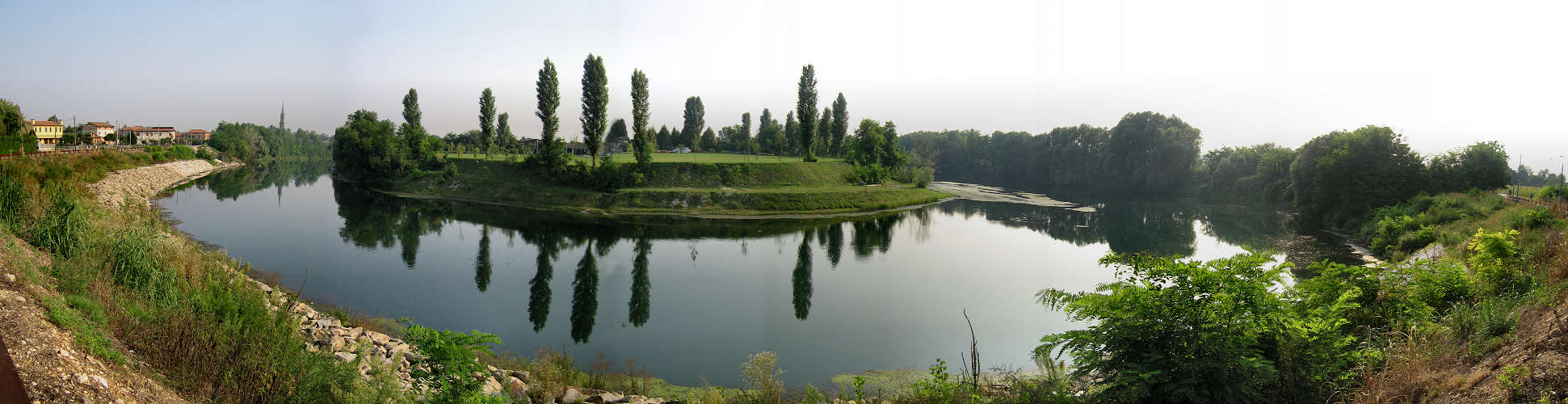 il fiume Brenta a Campo San Martino