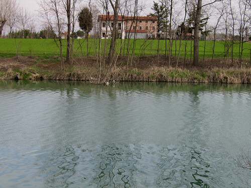 Santuario di Tessara e fiume Brenta a Curtarolo