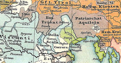 mappa XIV secolo