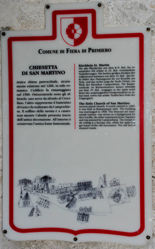 Fiera di Primiero, chiesetta di San Martino