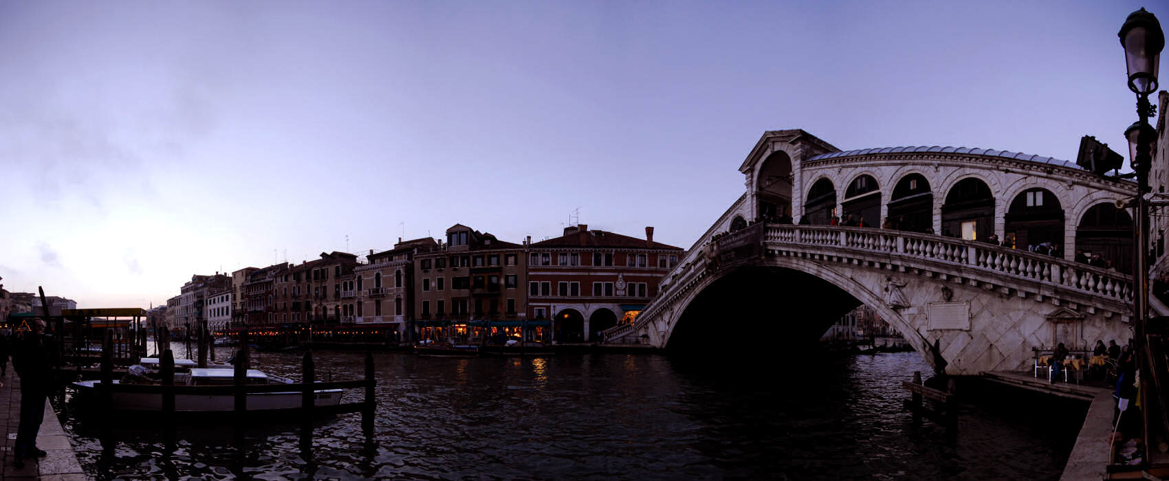 Canal Grande e ponte di Rialto a Venezia