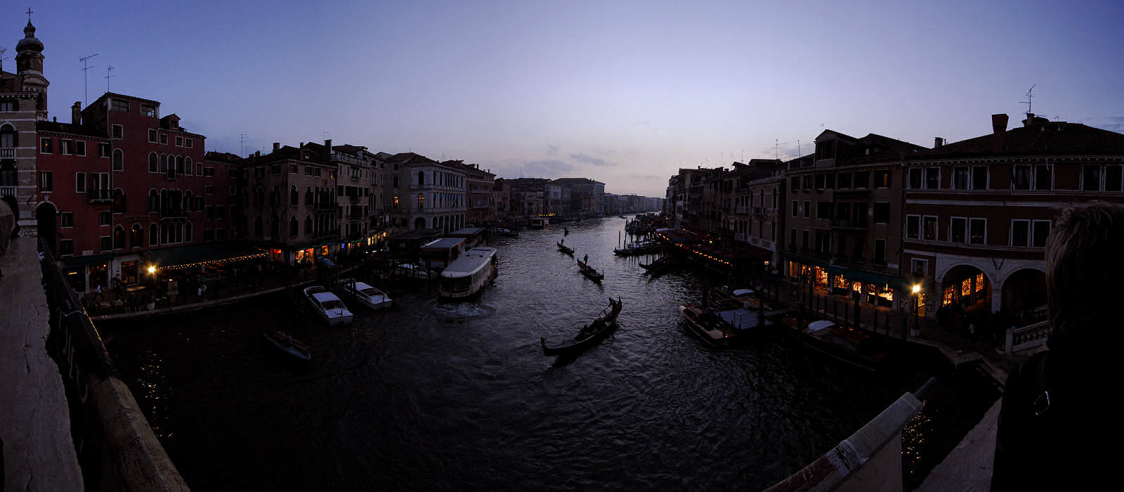 Canal Grande e ponte di Rialto a Venezia