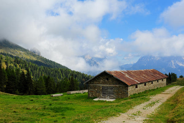 rifugio Scarpa, monte Agner, malga Col di Luna, Frassené Agordino