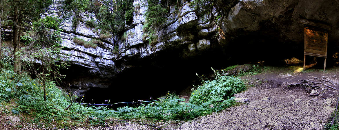 caverna del Sciason a Campolongo di Rotzo - panoramica