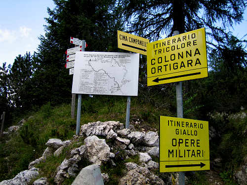 zona monumentale del monte Lozze - altopiano di Asiago 7 Comuni