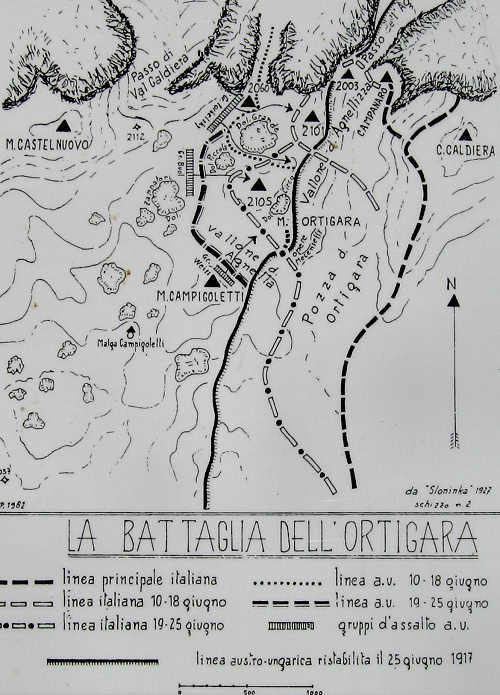 zona monumentale del monte Ortigara - altopiano di Asiago 7 Comuni