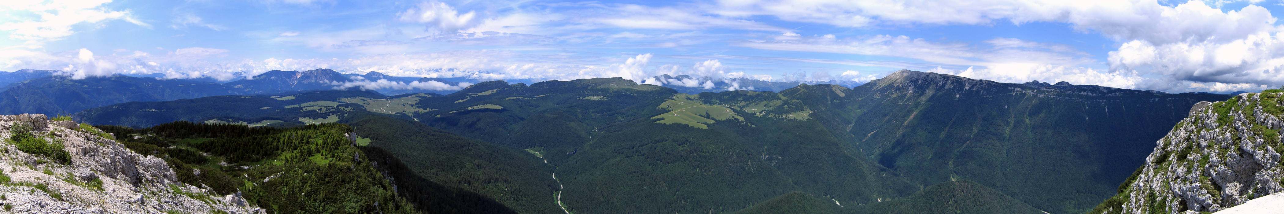 ex Forte di Cima Verena - fotografia panoramica