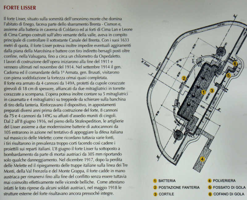 ex forte Monte Lisser di Enego