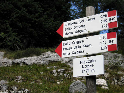 zona monumentale del monte Lozze - altopiano di Asiago 7 Comuni