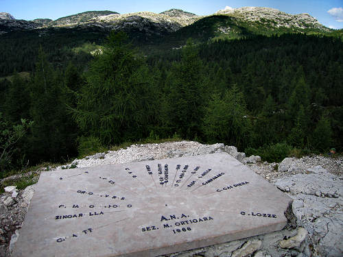 zona monumentale del monte Lozze - altopiano di Asiago 7 Comuni