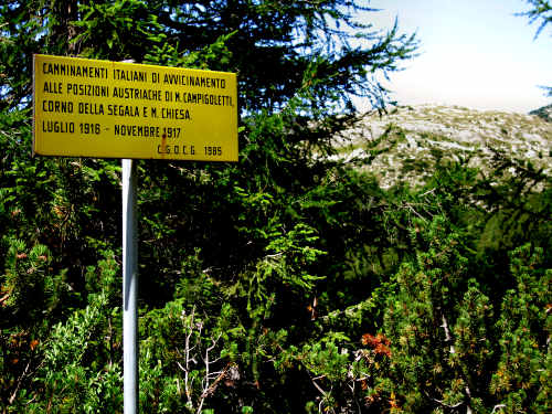 zona monumentale del monte Ortigara - altopiano di Asiago 7 Comuni