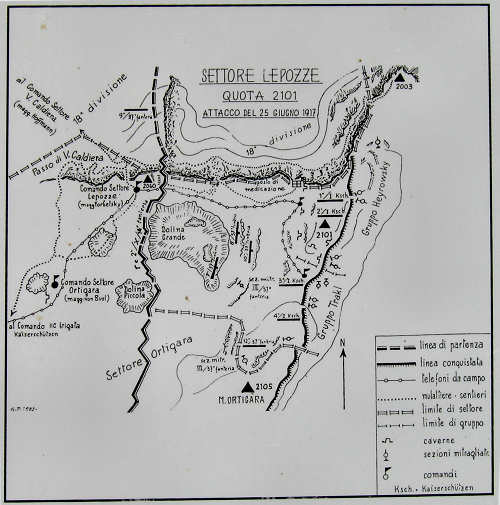 zona monumentale del monte Ortigara - altopiano di Asiago 7 Comuni