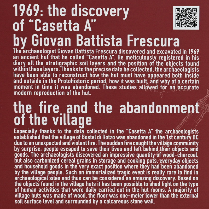 Sito archeologico del Bostel a Castelletto di Rotzo