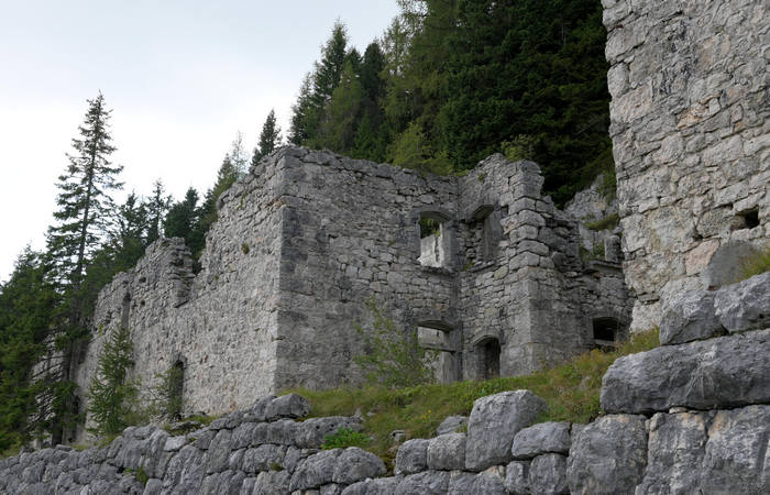 ex forte italiano di Cima Verena a Mezzaselva di Roana, Altopiano di Asiago