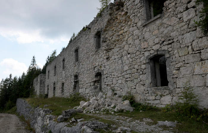 ex forte italiano di Cima Verena a Mezzaselva di Roana, Altopiano di Asiago