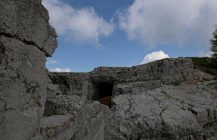 ex forte italiano di Cima Verena a Mezzaselva di Roana, Altopiano di Asiago